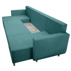 Canapea in forma de U Tempo Kondela Beny U (Turquoise) Thumb