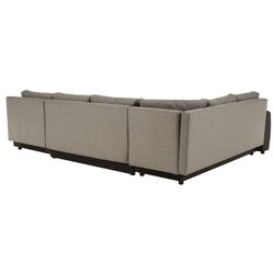 Диван П-образный Tempo Kondela Bonn (Brown-Gray/Black) Thumb