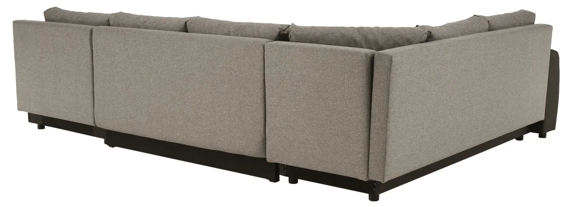 Диван П-образный Tempo Kondela Bonn (Brown-Gray/Black) - 3