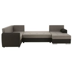 Диван П-образный Tempo Kondela Bonn (Brown-Gray/Black) Thumb