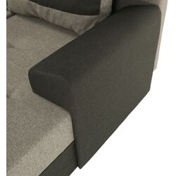 Диван П-образный Tempo Kondela Bonn (Brown-Gray/Black) Thumb