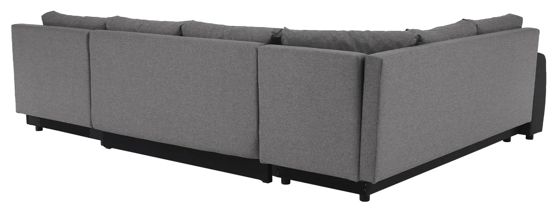 Диван П-образный Tempo Kondela Bonn (Dark Gray/Gray) - 3
