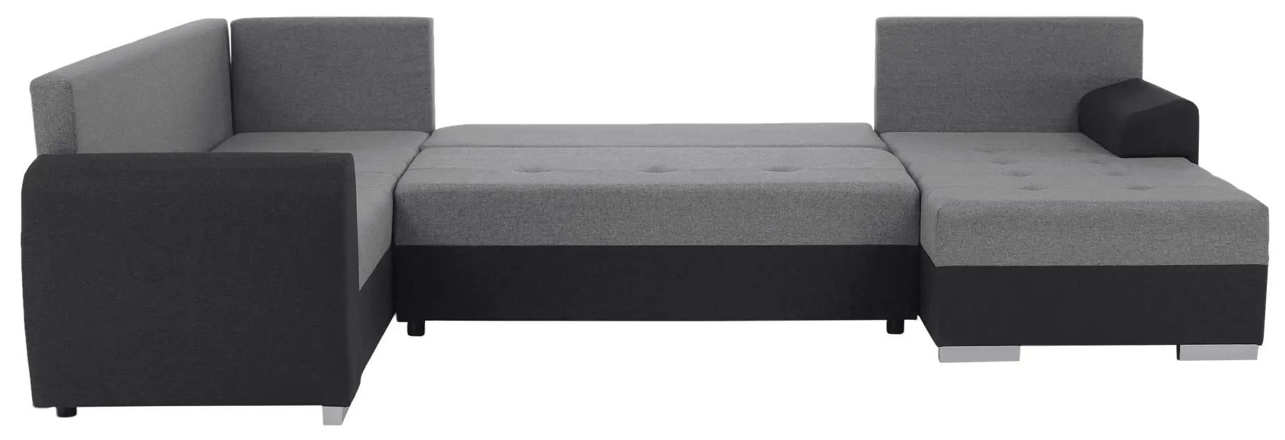 Диван П-образный Tempo Kondela Bonn (Dark Gray/Gray) - 4