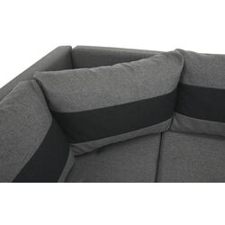 Диван П-образный Tempo Kondela Bonn (Dark Gray/Gray) Thumb