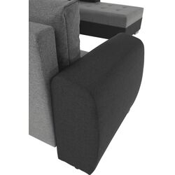Диван П-образный Tempo Kondela Bonn (Dark Gray/Gray) Thumb