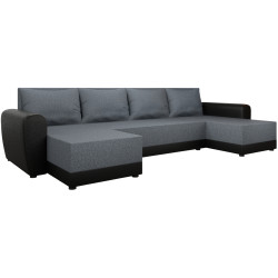 Canapea in forma de U Tempo Kondela Dakar New U Twist 20 (Gray/Black) Thumb