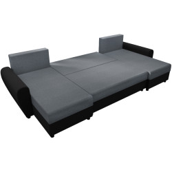 Canapea in forma de U Tempo Kondela Dakar New U Twist 20 (Gray/Black) Thumb