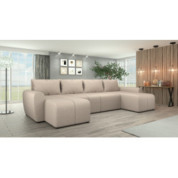 Canapea in forma de U Tempo Kondela Delin U Uni Soro 21 (Beige)