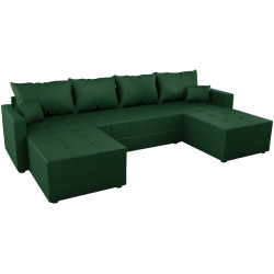 Canapea in forma de U Tempo Kondela Duan U Uni (Green) Thumb