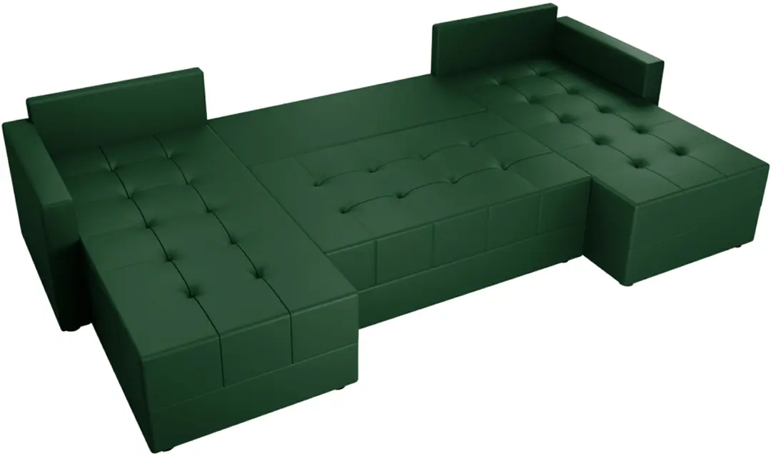 Canapea in forma de U Tempo Kondela Duan U Uni (Green)