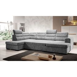 Диван П-образный Tempo Kondela Kloudy U Left (Dark Gray)