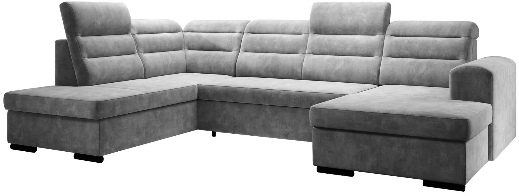 Диван П-образный Tempo Kondela Kloudy U Left (Dark Gray)