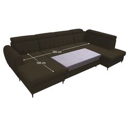 Диван П-образный Tempo Kondela Korio U Left (Brown) Thumb