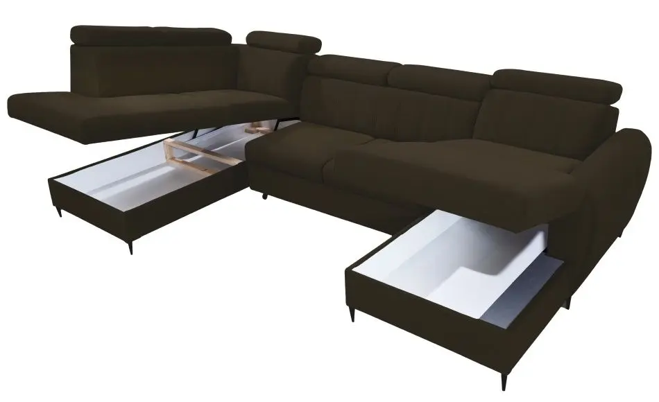 Диван П-образный Tempo Kondela Korio U Right (Brown)