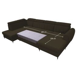 Диван П-образный Tempo Kondela Korio U Right (Brown) Thumb