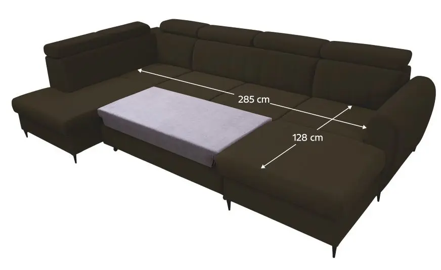 Диван П-образный Tempo Kondela Korio U Right (Brown)