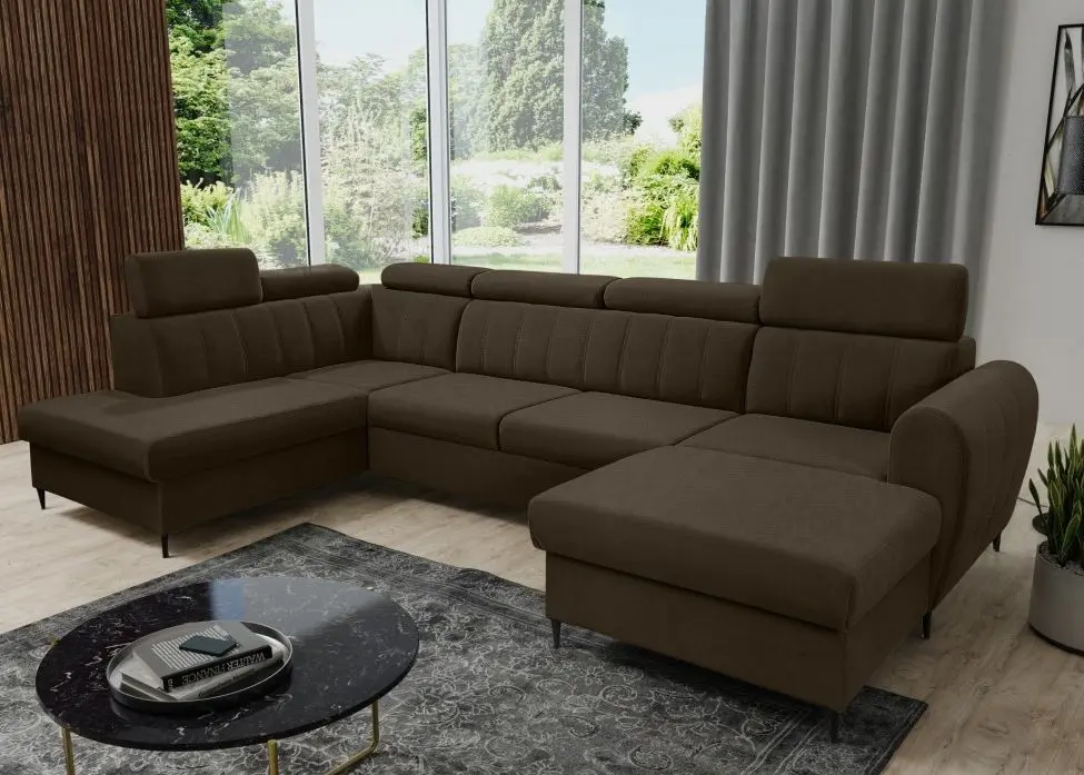 Диван П-образный Tempo Kondela Korio U Right (Brown)