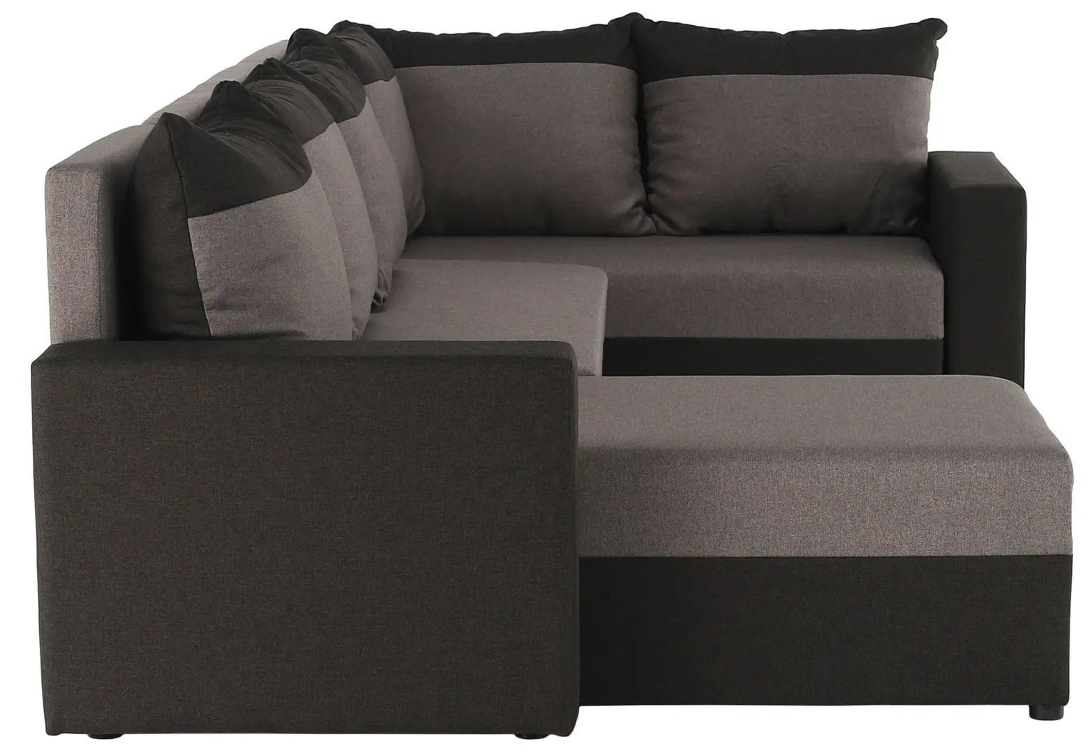 Диван П-образный Tempo Kondela London U (Brown/Gray-Brown) - 4