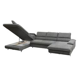 Canapea in forma de U Tempo Kondela Manty U Left (Gray) Thumb