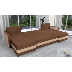 Диван П-образный Tempo Kondela Paulita (Brown/Beige) Thumb