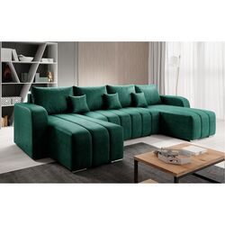 Canapea in forma de U Tempo Kondela Porima U (Emerald) Thumb