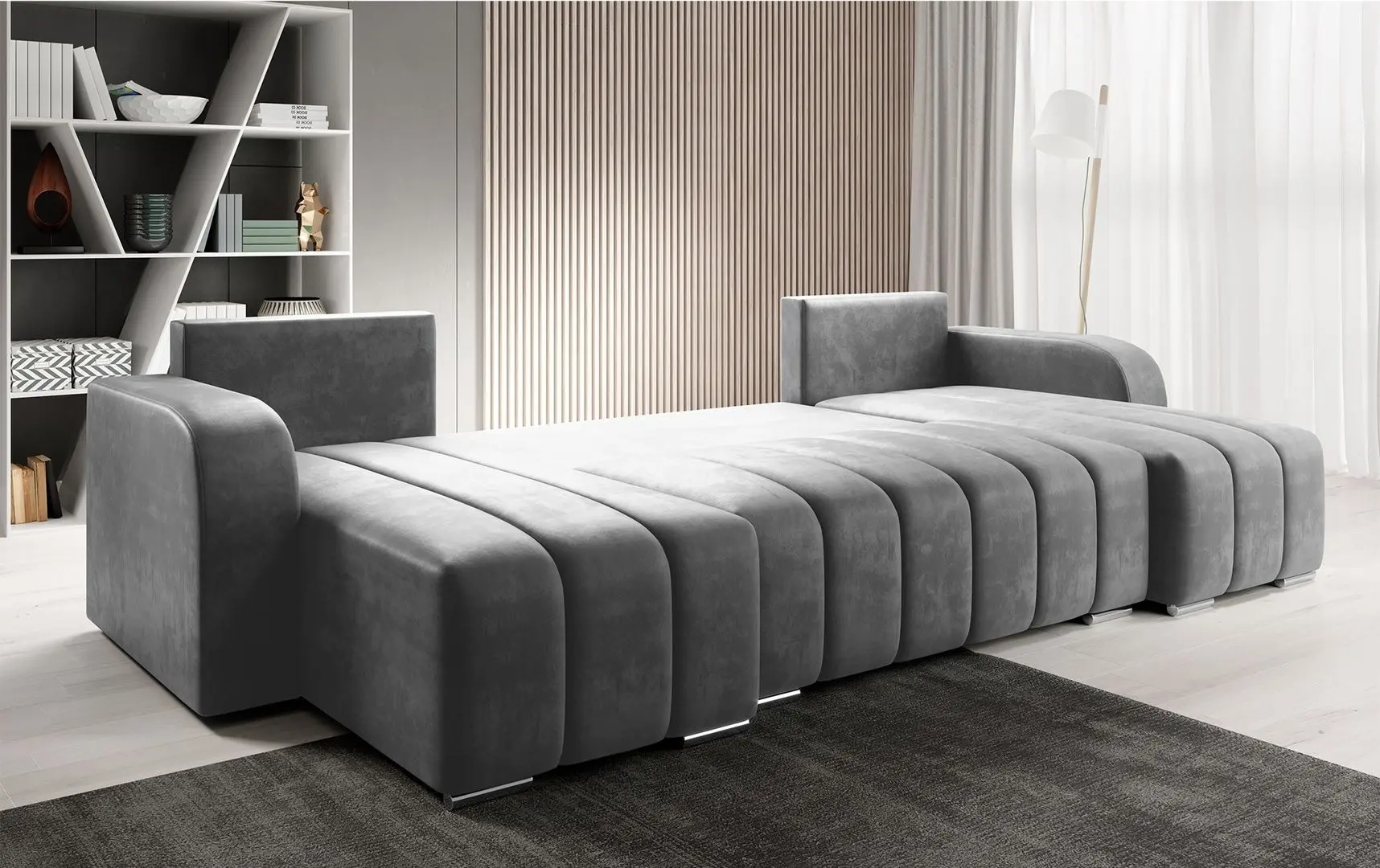 Canapea in forma de U Tempo Kondela Porima U (Gray)