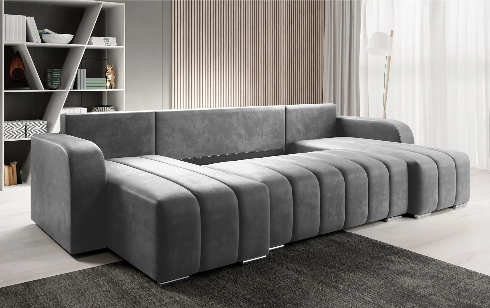 Canapea in forma de U Tempo Kondela Porima U (Gray)