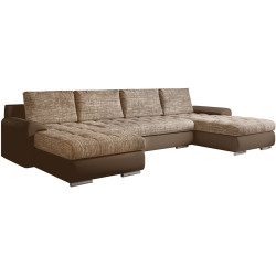 Диван П-образный Tempo Kondela Tolita U Uni Berlin 03 (Brown) Thumb