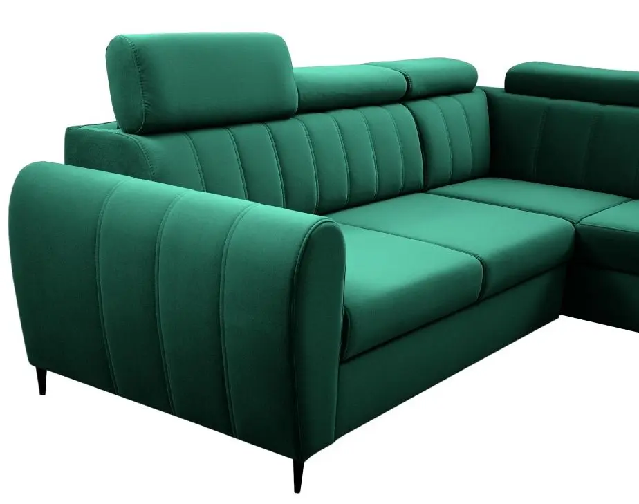 Диван раскладной Tempo Kondela Korio L Right (Emerald)