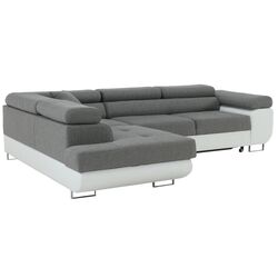 Canapea de colt extensibila Tempo Kondela Amareto Left (White/Gray) Thumb