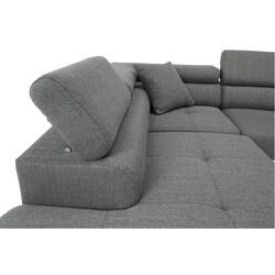 Canapea de colt extensibila Tempo Kondela Amareto Left (White/Gray) Thumb