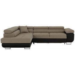 Canapea de colt extensibila Tempo Kondela Amareto New Left (Brown/Beige) Thumb