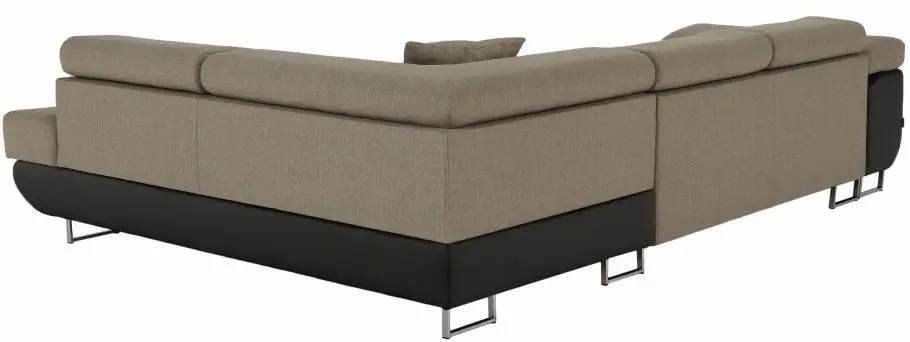 Canapea de colt extensibila Tempo Kondela Amareto New Right (Brown/Beige) - 2