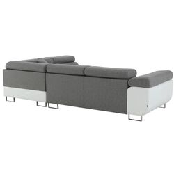 Canapea de colt extensibila Tempo Kondela Amareto Right (White/Gray) Thumb