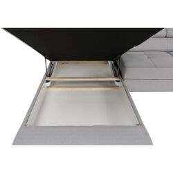 Диван угловой раскладной Tempo Kondela Amareto U Left (Light Gray) Thumb
