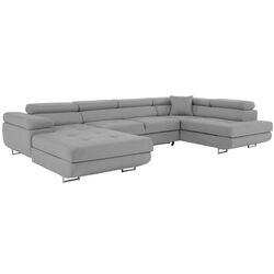 Canapea in forma de U Tempo Kondela Amareto U Right (Light Gray)