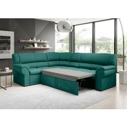 Canapea de colt extensibila Tempo Kondela Amelia Left (Emerald) Thumb