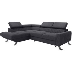 Диван угловой раскладной Tempo Kondela Amura Roh Left (Dark Gray) Thumb