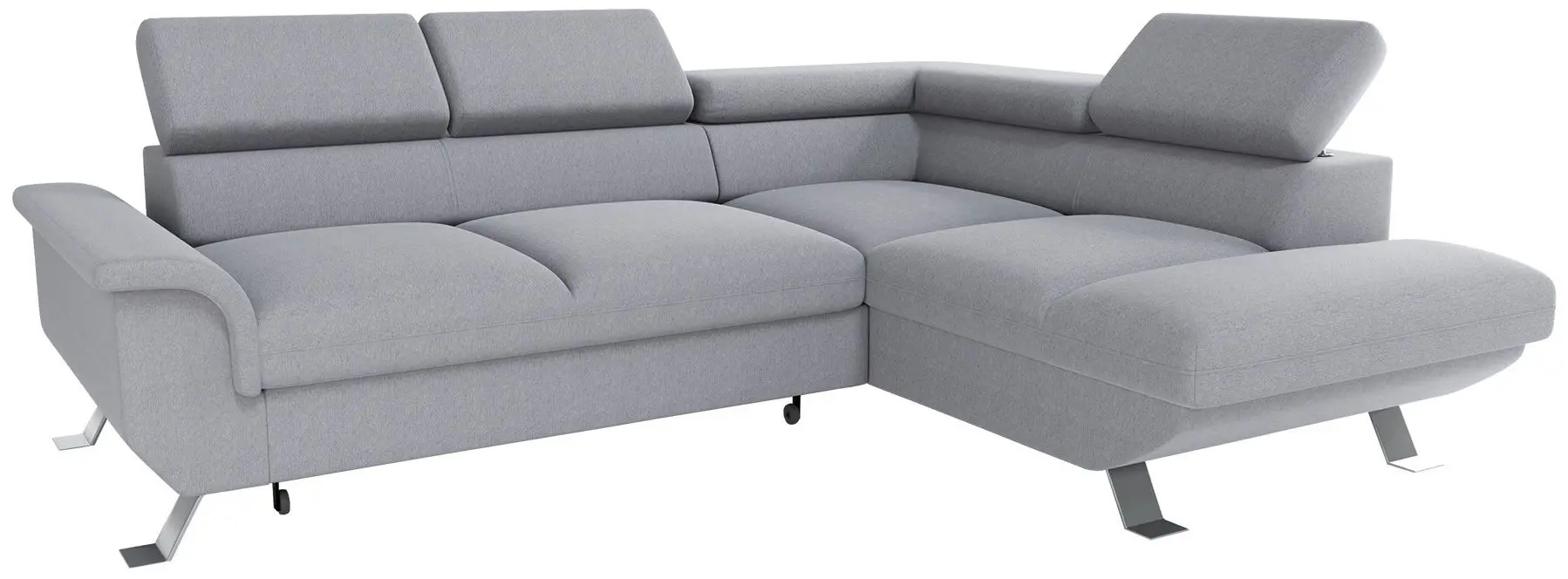 Canapea de colt extensibila Tempo Kondela Artey Roh Right (Gray) - 4