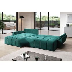 Canapea de colt extensibila Tempo Kondela Beld Roh (Emerald) Thumb