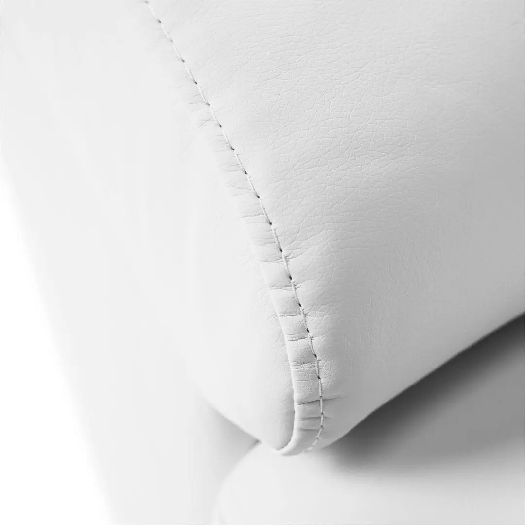 Canapea de colt extensibila Tempo Kondela Biter U Right (White)