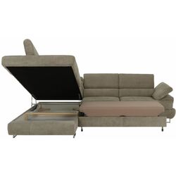 Canapea de colt extensibila Tempo Kondela Buton R Soro 13 Left (Light Brown) Thumb