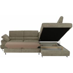 Canapea de colt extensibila Tempo Kondela Buton R Soro 13 Right (Light Brown) Thumb