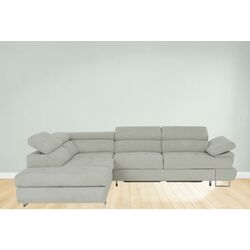 Canapea de colt extensibila Tempo Kondela Buton R Soro 83 Left (Light Gray)