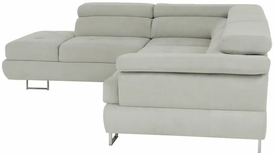 Canapea de colt extensibila Tempo Kondela Buton R Soro 83 Left (Light Gray)