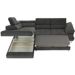 Canapea de colt extensibila Tempo Kondela Buton R Soro 97 Left (Gray) Thumb