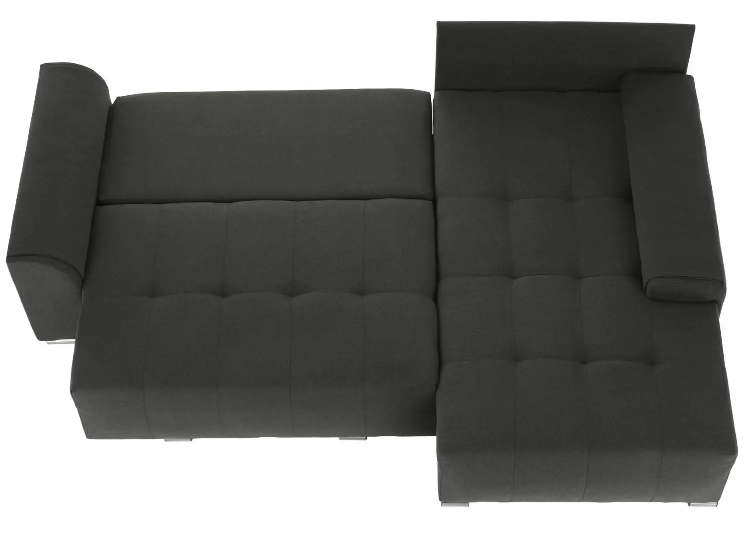 Canapea de colt extensibila Tempo Kondela Devlin (Dark Gray) - 7