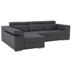 Canapea de colt extensibila Tempo Kondela Dona Left (Gray)