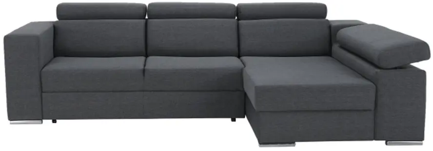 Canapea de colt extensibila Tempo Kondela Dona Right (Gray) - 8