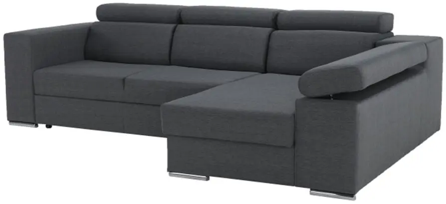 Canapea de colt extensibila Tempo Kondela Dona Right (Gray) - 7